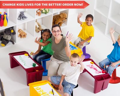 Kids love wobble chairs in the classroom